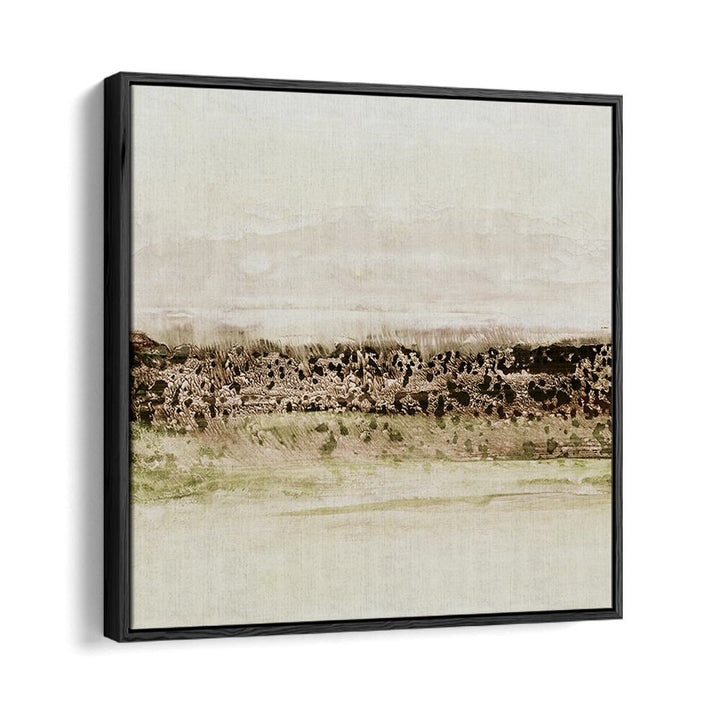 Serene GREEN HORIZON, ABSTRACT PAINTINGS artwork, perfect for enhancing any home or workspace aesthetic.