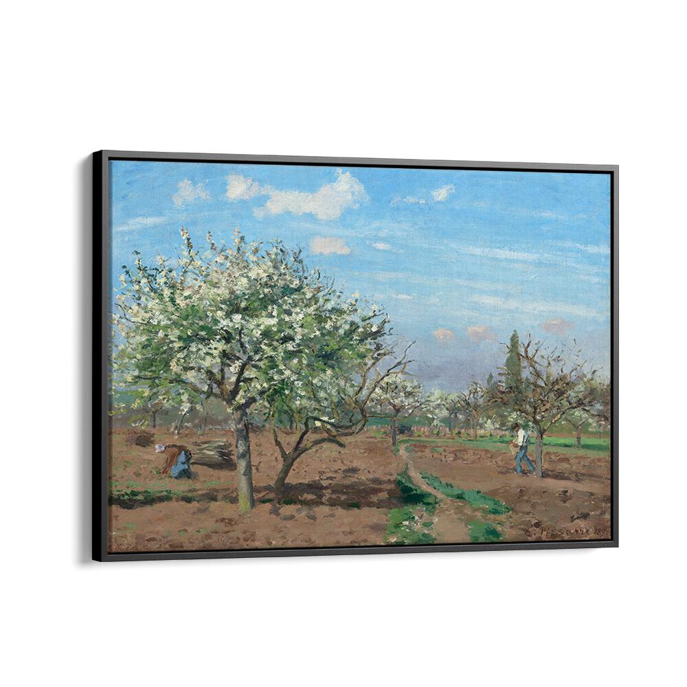 ORCHARD IN BLOOM, LOUVECIENNES (1872) , VINTAGE PAINTINGS