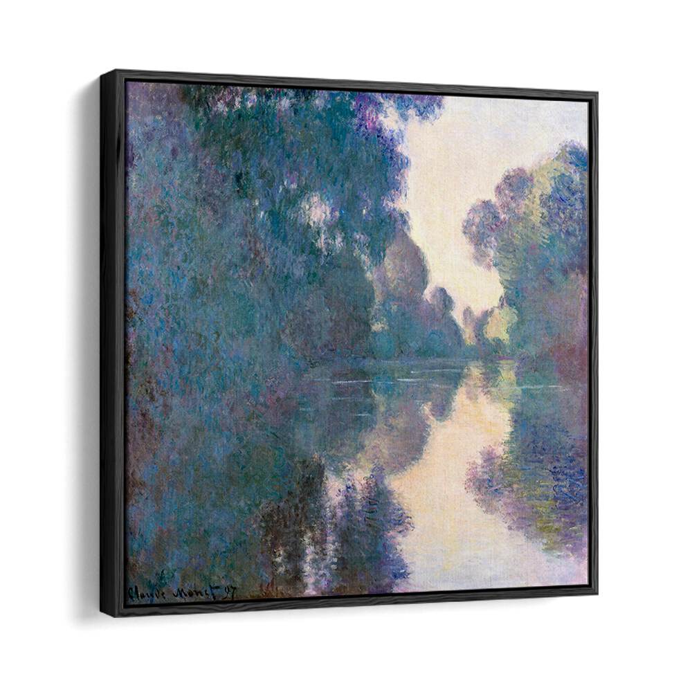 MORNING ON THE SEINE NEAR GIVERNY (1897)  , VINTAGE PAINTINGS