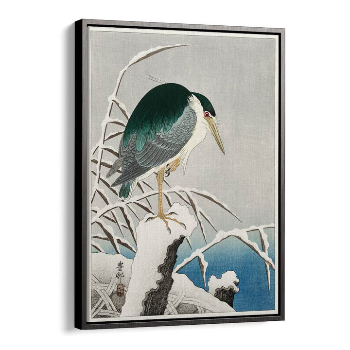 HERON IN SNOW (CA. 1925–1936)  , JAPANESE PAINTINGS , JAPANESE ART PRINTS