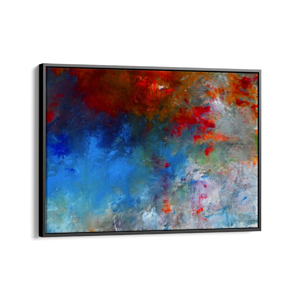 Vibrant hues blend beautifully in LANDSCAPE DESIGN III, ABSTRACT PAINTINGS, ideal for modern home decor.
