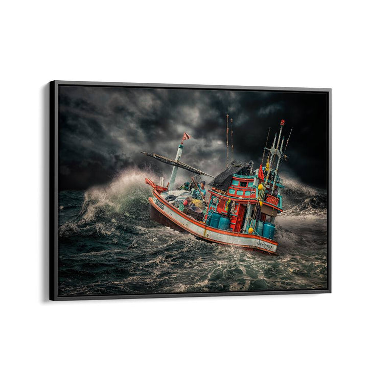 ABSTRACT painting - THAI FISHING BOAT by Asianmonk