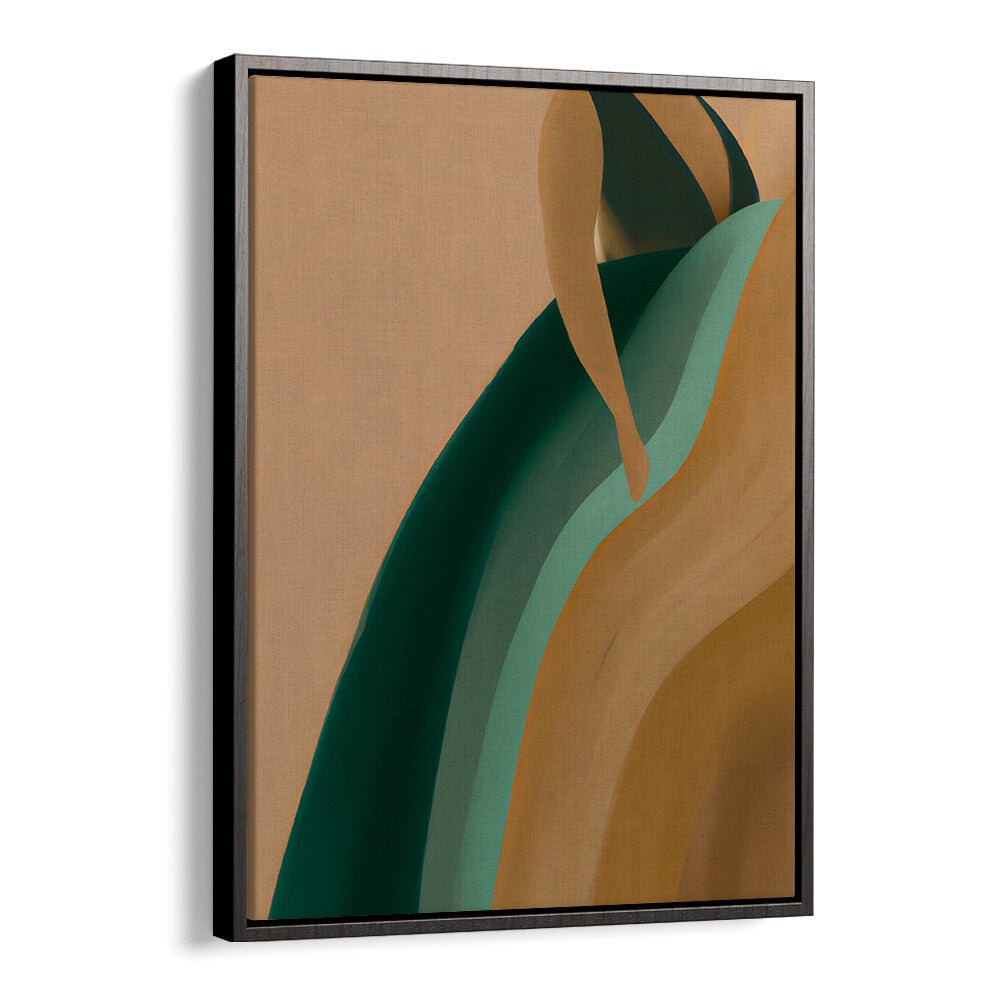EARTHY DRESS, FASHION POSTERS showcasing elegant natural tones and modern style for sophisticated interior decor by Black Floater.