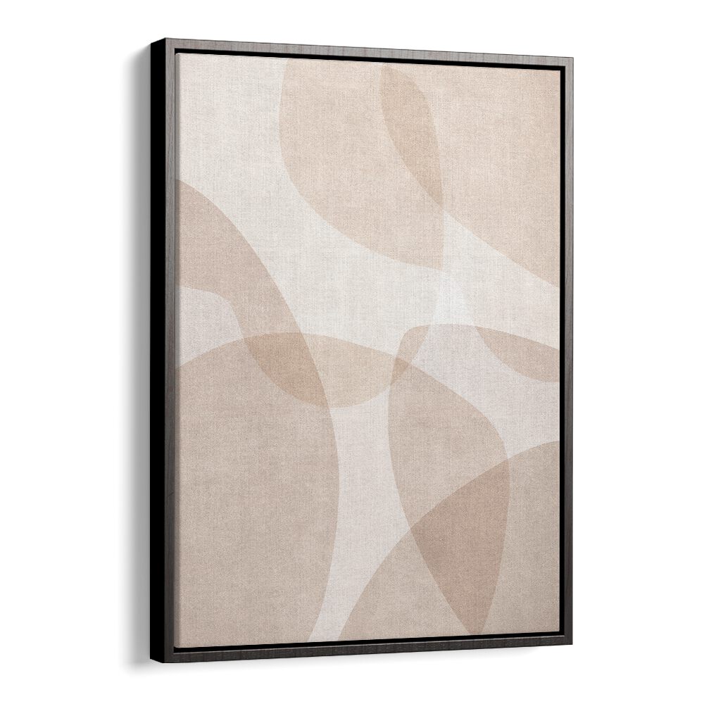 ABSTRACT BEIGE GEOMETRIC ART