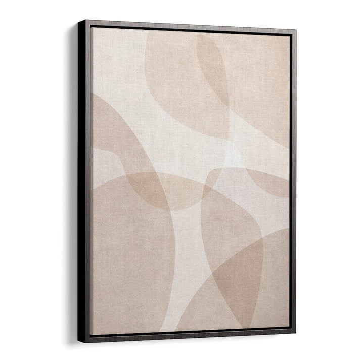 ABSTRACT BEIGE GEOMETRIC ART