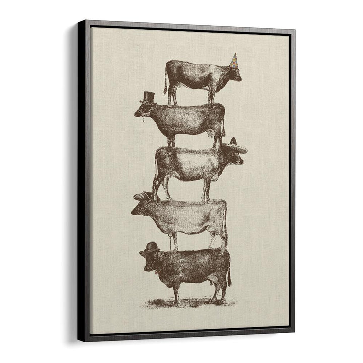 COW COW NUT BY FLORENT BODART, WILDLIFE ART PRINTS