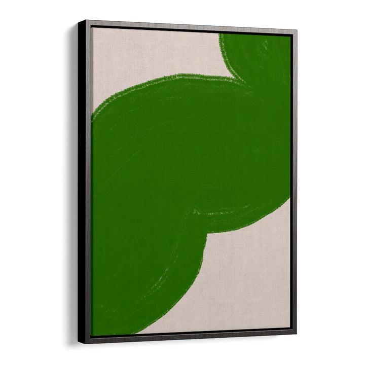GREEN SHAPE COMPOSITION , ABSTRACT PAINTINGS