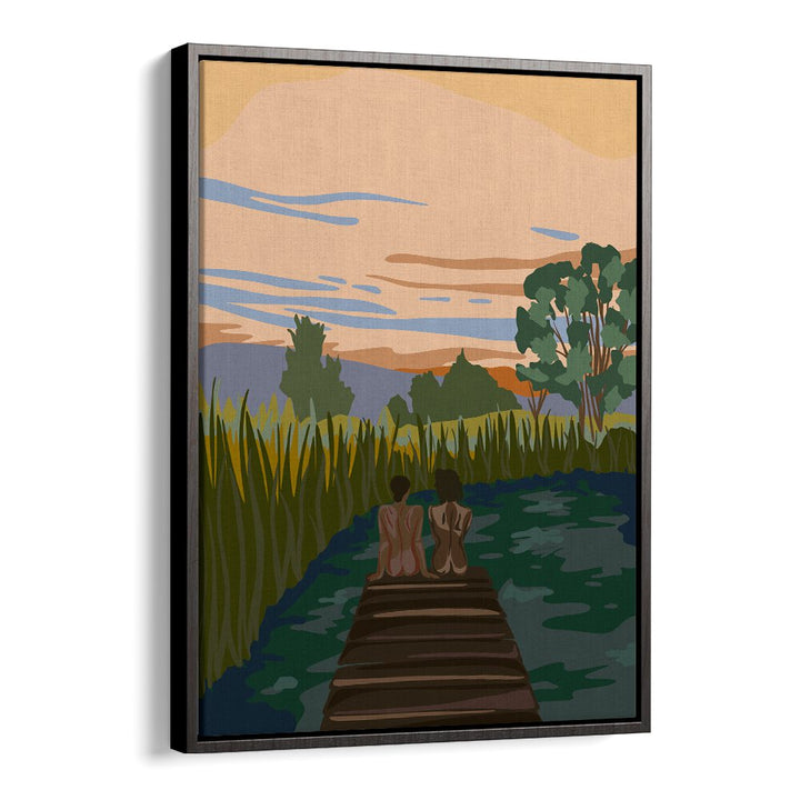 OH MIRROR IN THE SKY , LANDSCAPE PAINTINGS