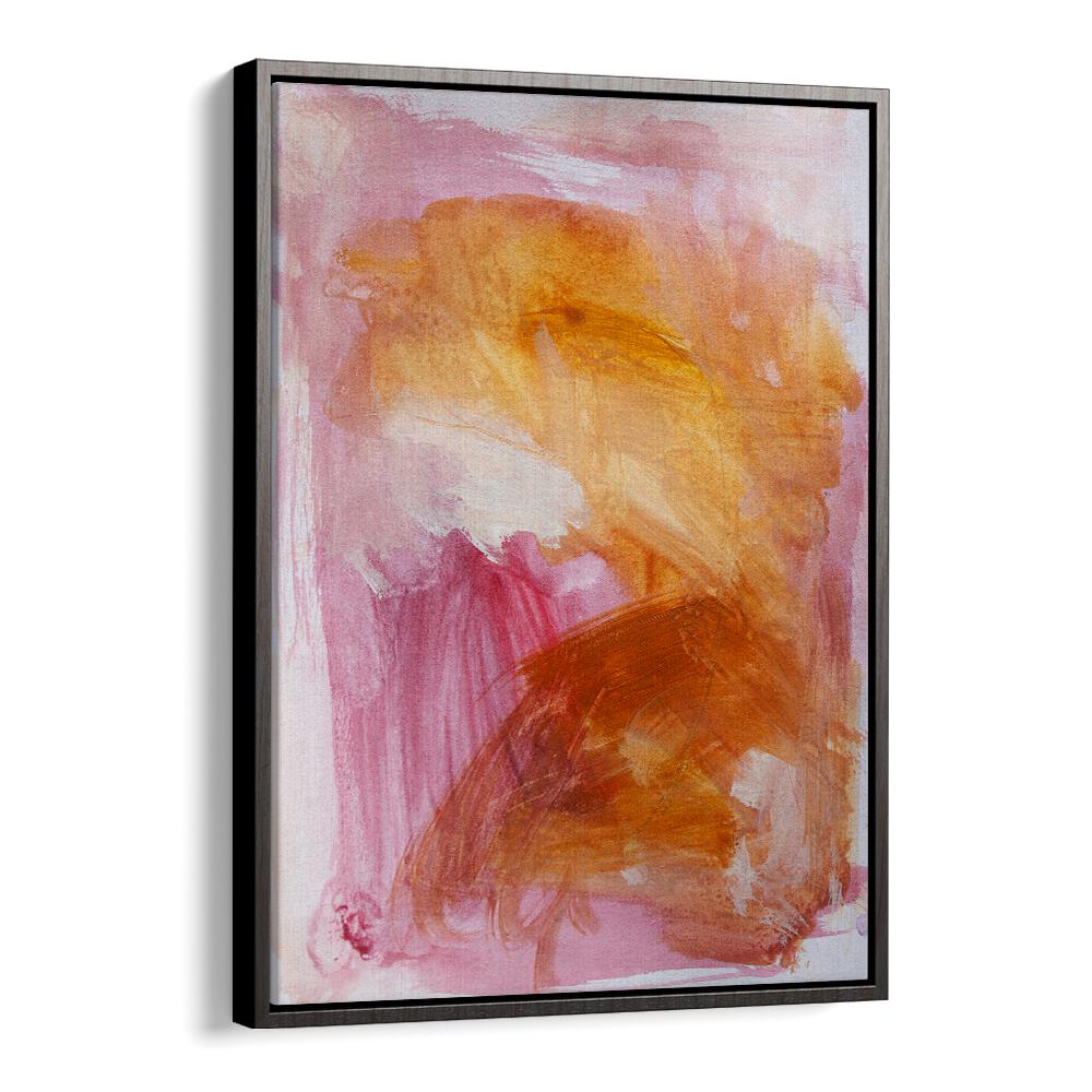 Colorful abstract painting titled "LOVE & MERCY" featuring warm hues, perfect for inspiring love in any space.