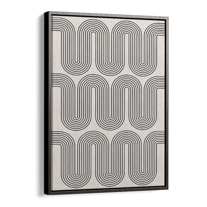 Stylish MODERN WAVES NO.I, GEOMETRIC ART PRINTS featuring dynamic line patterns, perfect for modern decor.