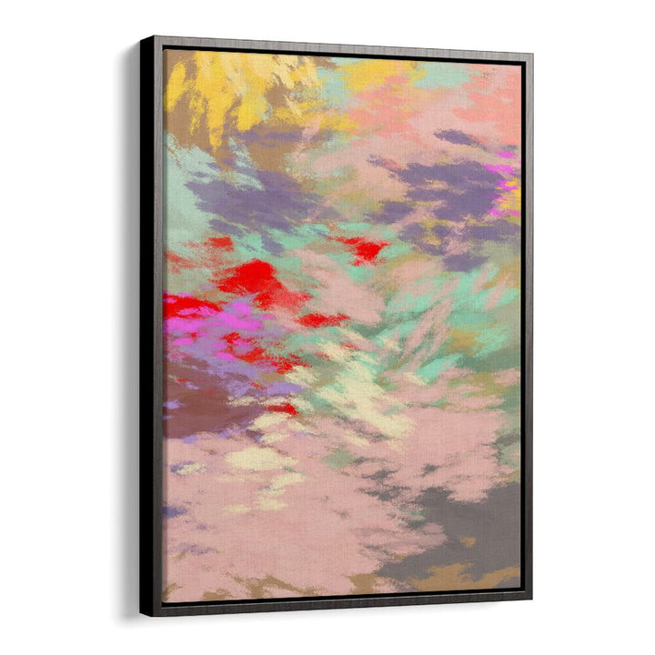 Vibrant hues in LAZY SUMMER DAYS III, ABSTRACT PAINTINGS evoke tranquility and summer bliss, perfect for relaxation.