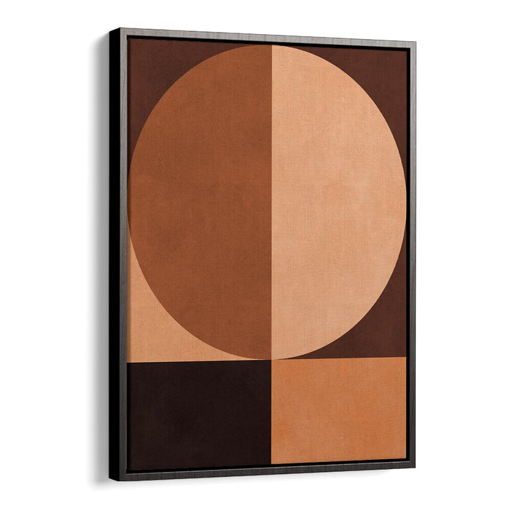 BROWN GEOMETRY IV , ABSTRACT PAINTINGS , ABSTRACT ART PRINTS