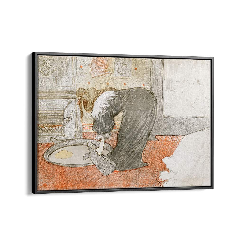 FEMME AU TUB (1896)  , VINTAGE PAINTINGS