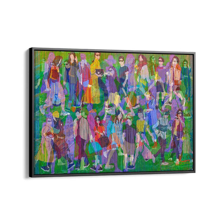 Vibrant CITIZEN II, FASHION POSTERS showcasing a colorful crowd, perfect for modern decor.