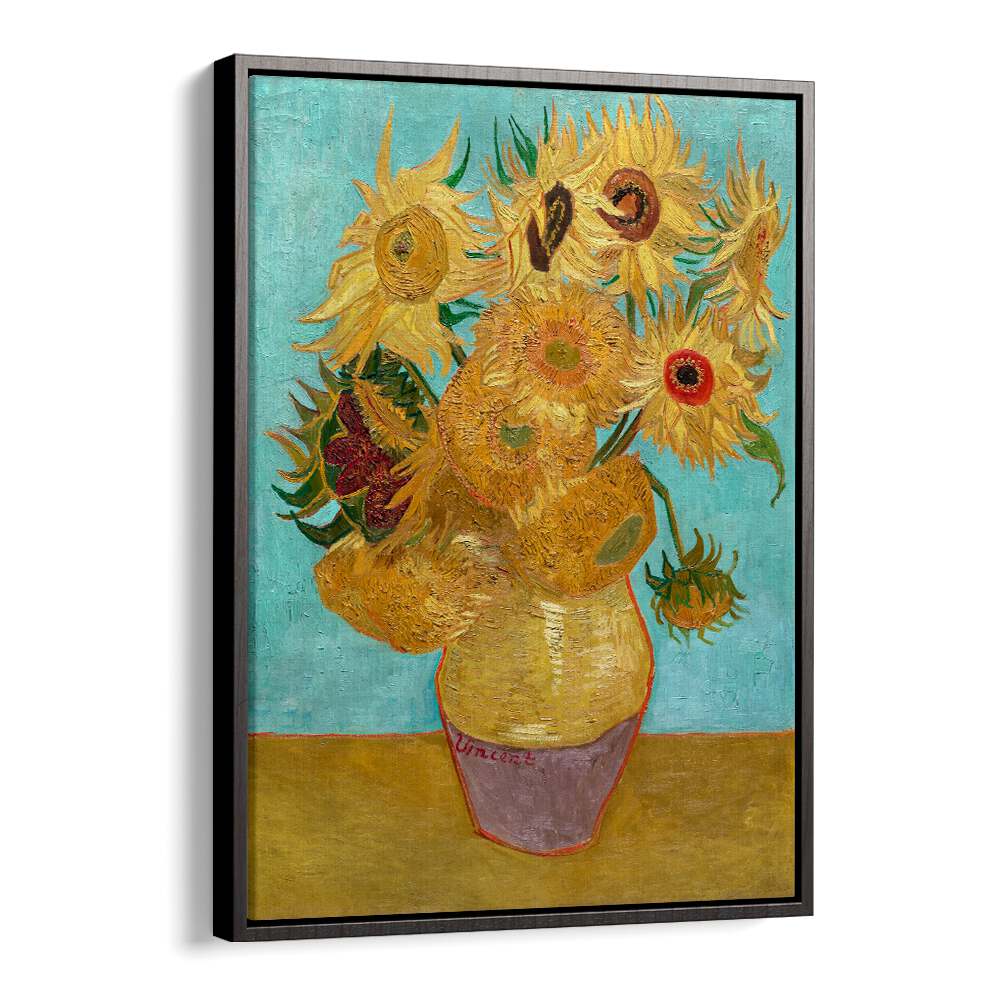 VINCENT VAN GOGH'S VASE WITH TWELVE SUNFLOWERS (1888–1889), VINTAGE PAINTINGS