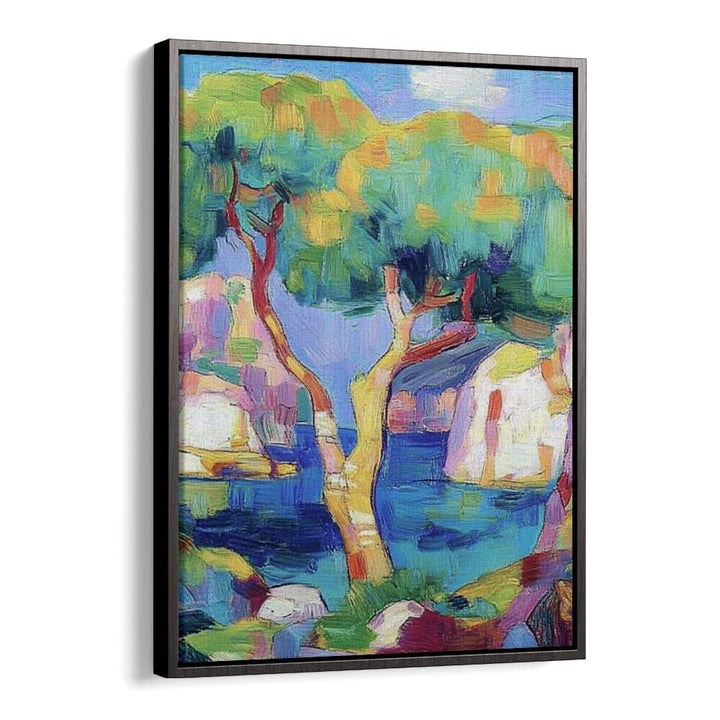 Vibrant artwork capturing the essence of MALLORCA SPAIN, perfect for beach lovers and art enthusiasts alike.