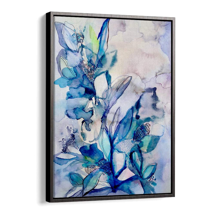 Aqua Floral, Floral Flower Paintings showcase vibrant blue hues and delicate floral designs, perfect for any decor.