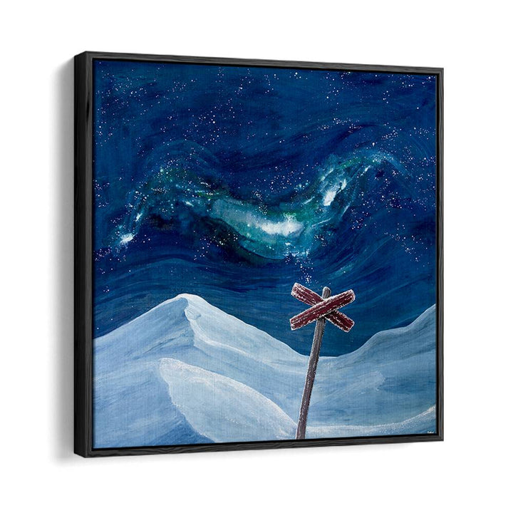 Dreamy HOAR FROST, KIDS ROOM PAINTINGS featuring a snowy scene perfect for children's decor.