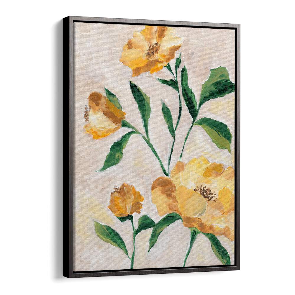 YELLOW CAMELLIA , FLORAL FLOWER PAINTINGS