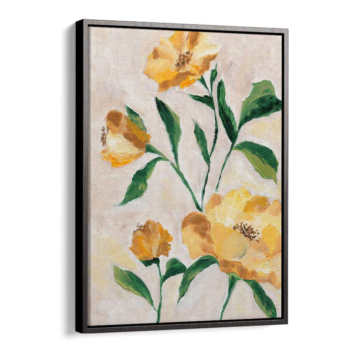 YELLOW CAMELLIA , FLORAL FLOWER PAINTINGS