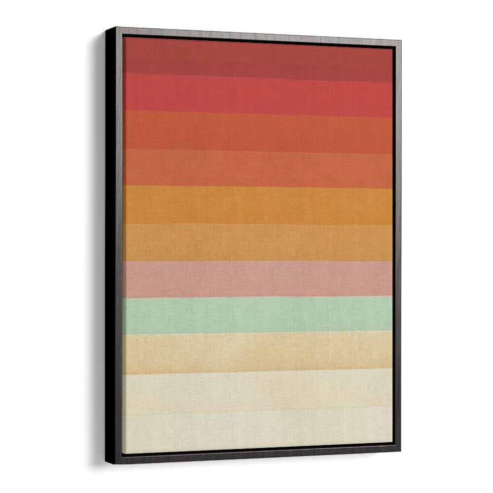 RAINBOW CHEVRONS BY FLORENT BODART, ABSTRACT ART PRINTS