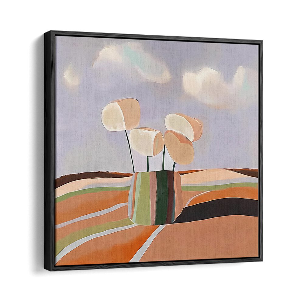 Stylish FLOWER POT ABSTRACT III enhances home decor with modern art flair and stunning plant display.