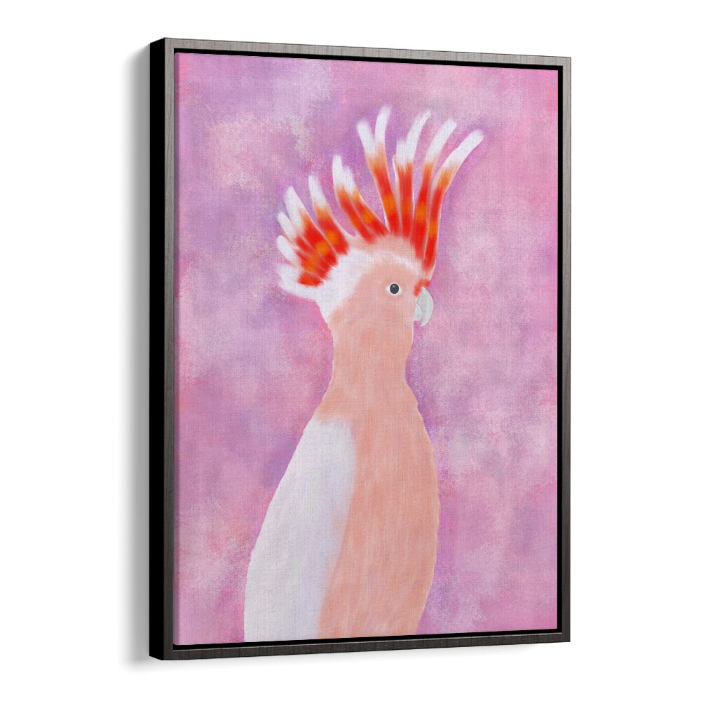 PINK COCATOO BIRD , WILDLIFE PAINTINGS , WILDLIFE POSTERS