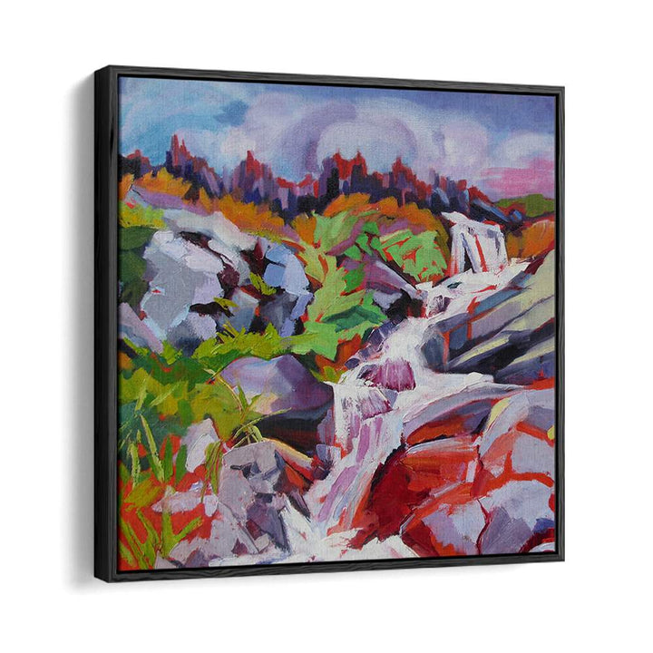 WATERFALL , LANDSCAPE PAINTINGS