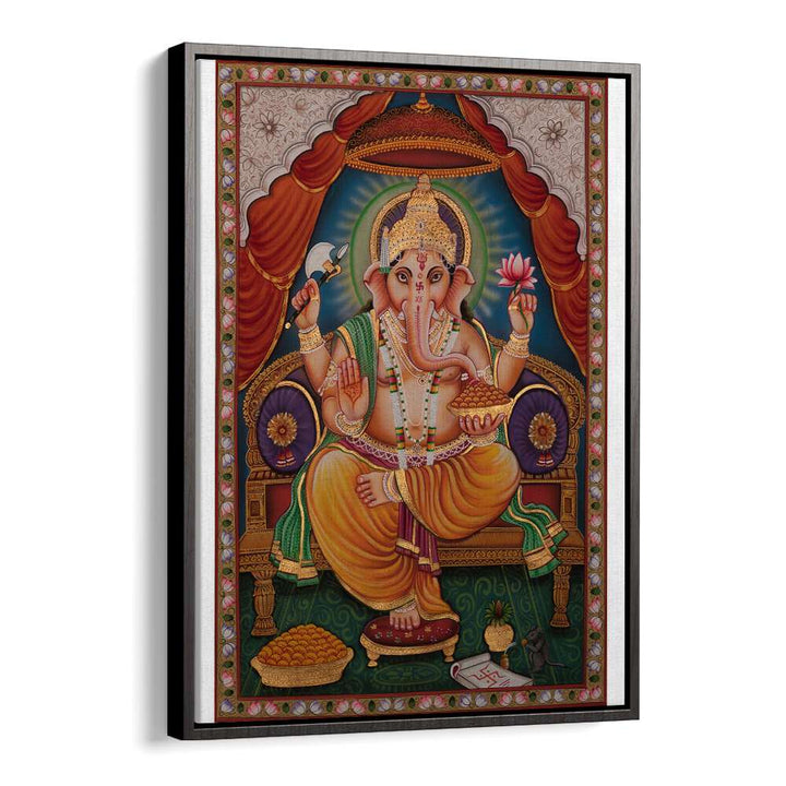 SHRI GANESHA II , INDIAN ART PAINTINGS
