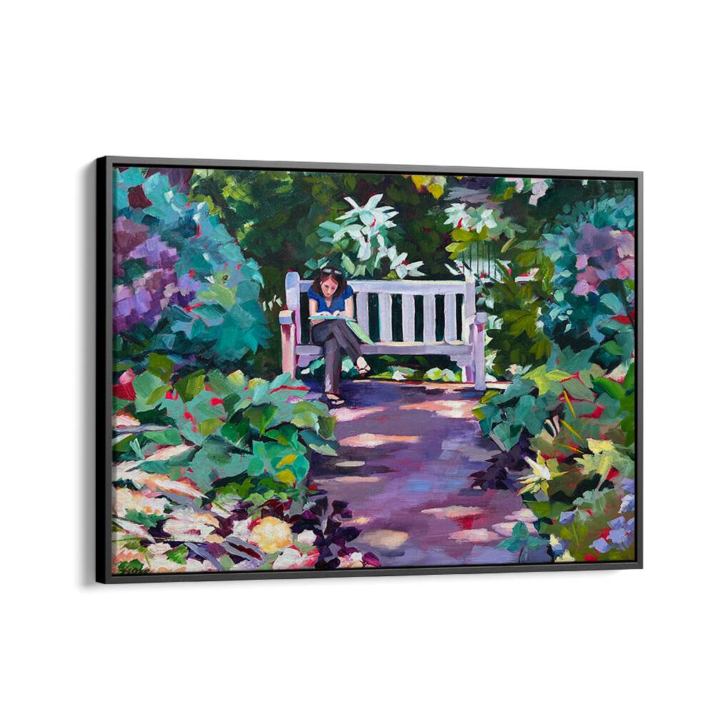 PRINCETON GARDEN , LANDSCAPE PAINTINGS