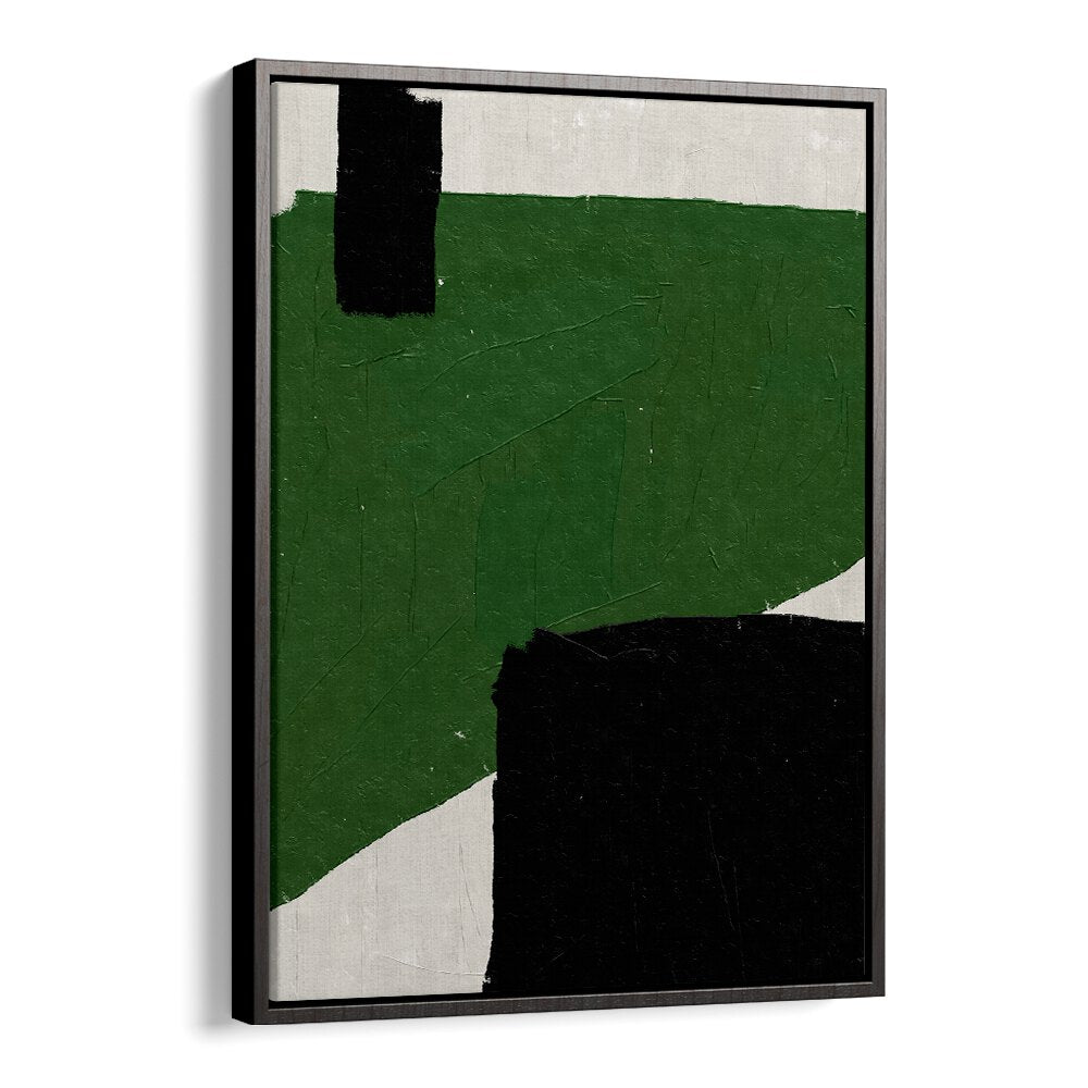 GREEN BEIGE BLACK OIL ABSTRACT PAINTING BY THE MIUUS STUDIO , ABSTRACT PAINTINGS, ABSTRACT ART PRINTS