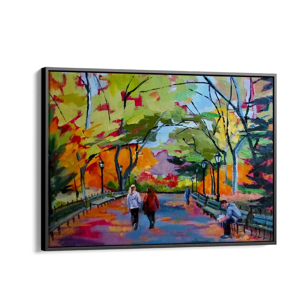 CENTRAL PARK WALK , LANDSCAPE PAINTINGS