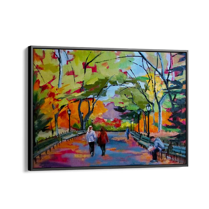 CENTRAL PARK WALK , LANDSCAPE PAINTINGS