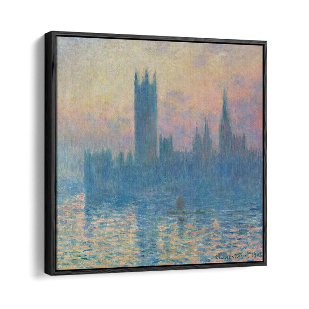 THE HOUSES OF PARLIAMENT, SUNSET (1903) , VINTAGE PAINTINGS