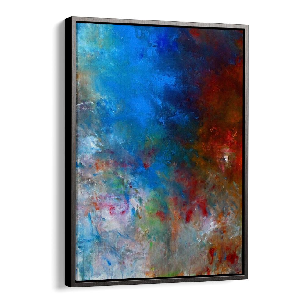 Bold colors and textures in TIME AND SPACE, ABSTRACT PAINTINGS enhance your contemporary decor beautifully.