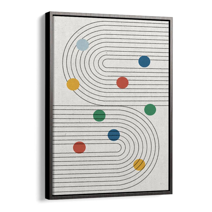RETRO DOTS BALANCE , ABSTRACT PAINTINGS