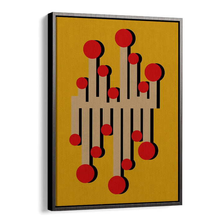 THE 1968 TELEPHONIST MUSTARD , GEOMETRIC ART PRINTS