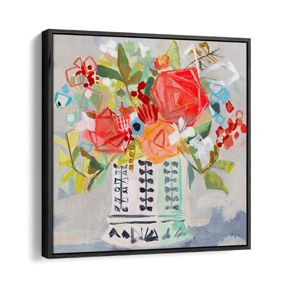 Vibrant MIRANDA S BOUQUET, FLORAL FLOWER PAINTINGS, showcasing abstract blooms for a stunning decor accent.