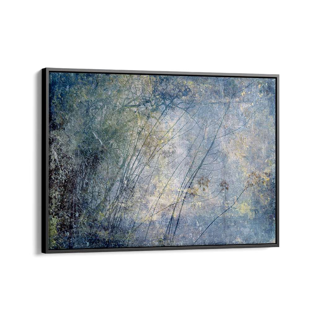 Transform your space with HIGH SIERRA I, ABSTRACT PAINTINGS, featuring serene blues and textured details.