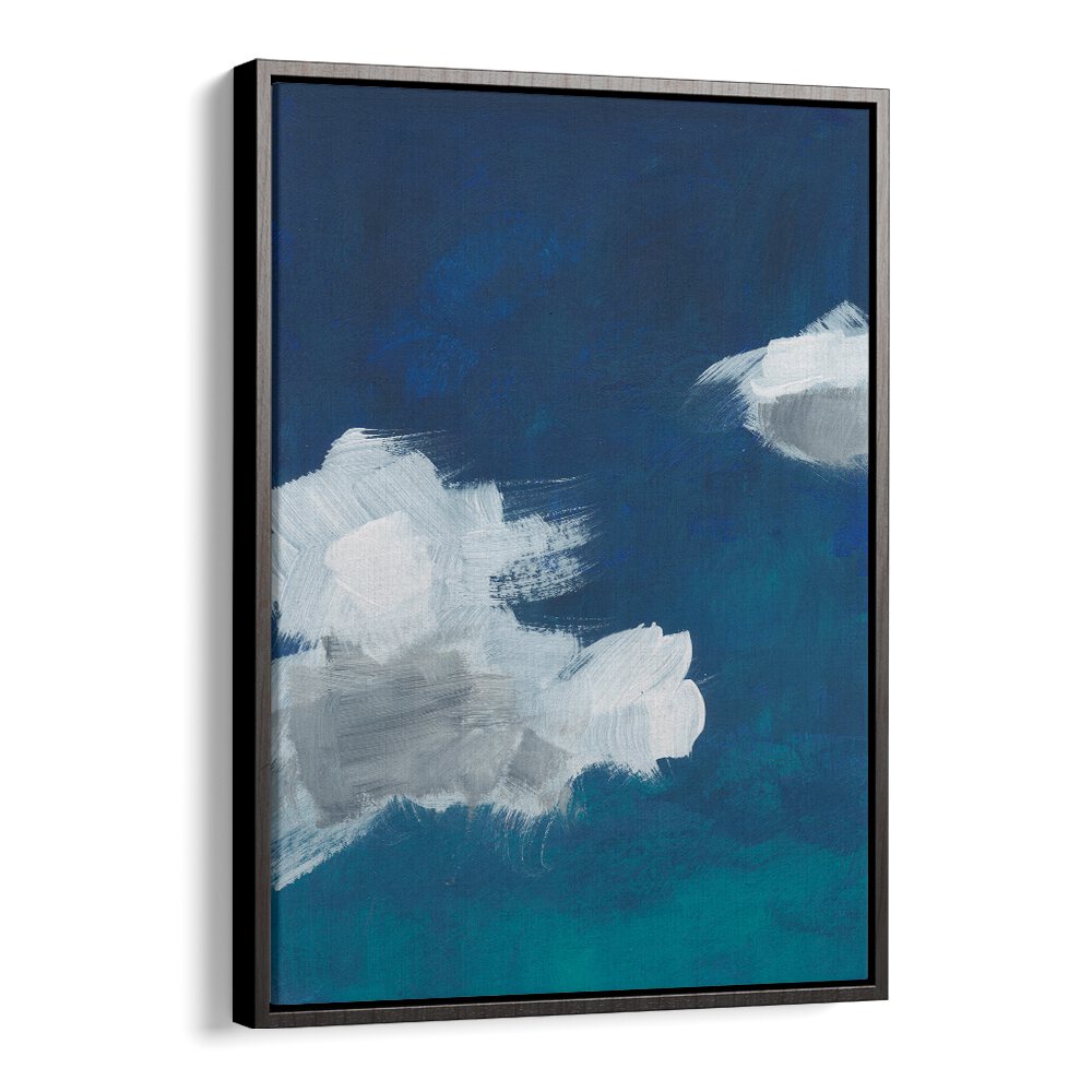 MYSTIC INDIGO CLOUDS IV , ABSTRACT ART , ABSTRACT PAINTINGS