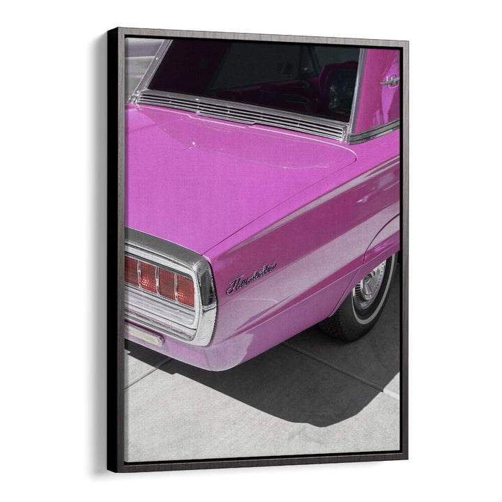 surreal painting - VINTAGE PINK 1965 THUNDERBIRD by Asianmonk