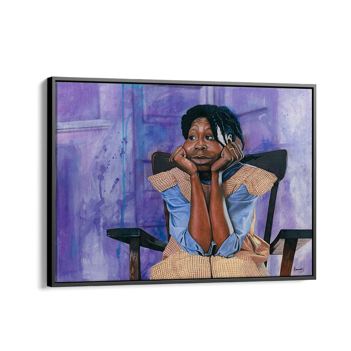 "The Color Purple, African Art Paintings" showcases rich hues and elegance, perfect for sophisticated decor.