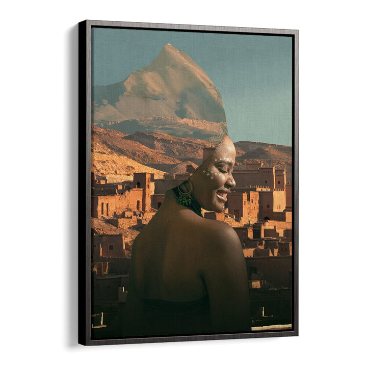 Elegant MOROCCAN QUEEN, AFRICAN ART PAINTINGS, showcasing rich heritage and contemporary style for your living space.