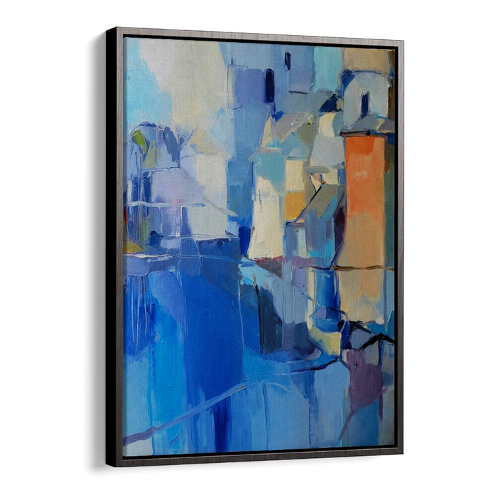 Vibrant ORANGE FORTRESS, ABSTRACT PAINTINGS showcasing bold colors and modern design for stylish home decor.