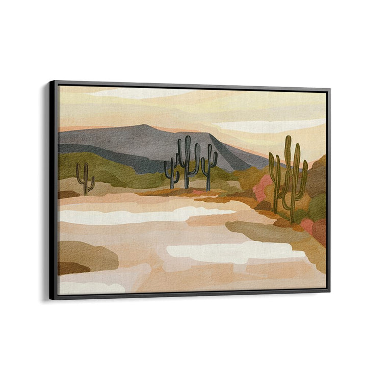 ROCKY HILL AND CACTUS , LANDSCAPE PAINTINGS