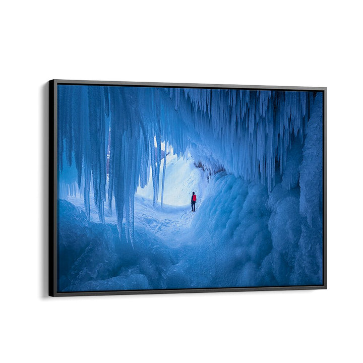 Explore the enchanting CAVE OF ICE, PHOTOGRAPHY PRINTS that transform your space with stunning frozen landscapes.