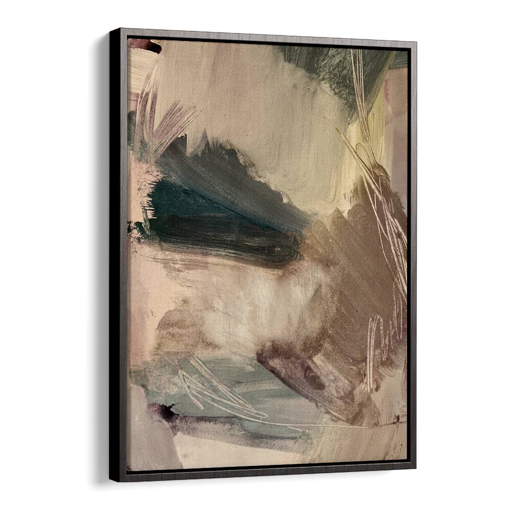 Elegant WHISPERING STROKES, ABSTRACT PAINTINGS showcase dynamic brushwork in muted tones, perfect for modern decor.