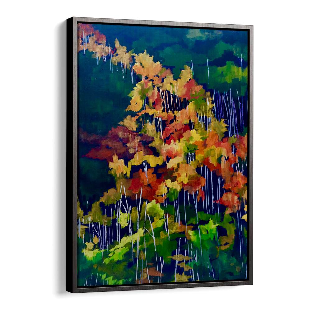 DESCENDING THE HILLSIDE , LANDSCAPE PAINTINGS