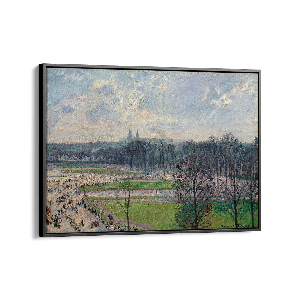 THE GARDEN OF THE TUILERIES ON A WINTER AFTERNOON (1899) , VINTAGE PAINTINGS