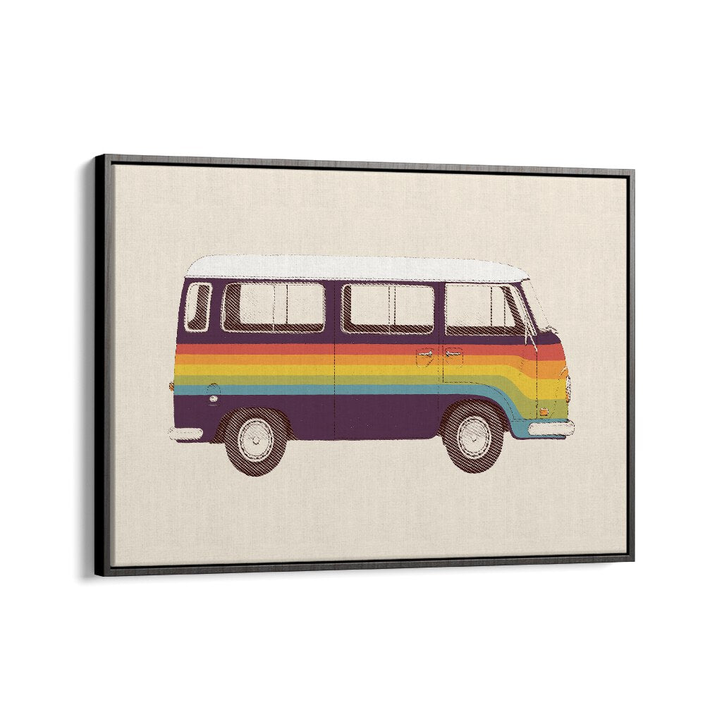 VAN RAINBOW BY FLORENT BODART, AUTOMOTIVE ART PRINTS